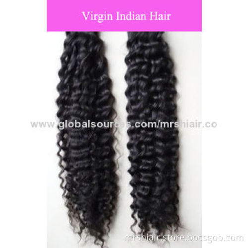 Dark Color Deep Curl Malaysian Virgin Hair Extension